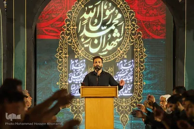 مراسم عزاداری شب شهادت امام رضا(ع) در حرم مطهر رضوی