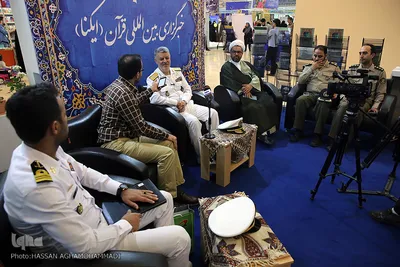 غرفه خبرگزاری ایکنا در نهمین روز بیست و ششمین نمایشگاه قرآن کریم