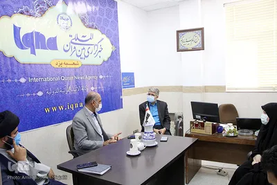 بازدید رییس شورای اسلامی شهر یزد از خبرگزاری ایکنا یزد‎‎