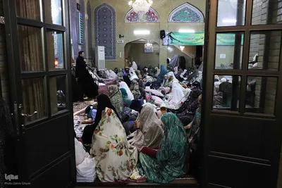  مراسم معنوی اعتکاف در تبریز
