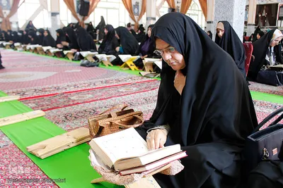 محفل جزخوانی بانوان در مسجد امام صادق (ع) بیرجند
