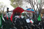 سومین مراسم تشییع پیکر‌های شهدای جنگ رمضان در اصفهان