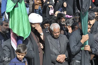 آیین عزاداری سلام علم ها در روستای خراشاد ـ بیرجند