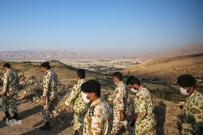 همایش پیاده روی مشترک تیپ 55 هوابرد و کارکنان پایگاه هوایی شهید دوران‎