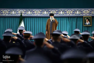 دیدار جمعی از فرماندهان و افسران نیروی هوایی ارتش با رهبر انقلاب