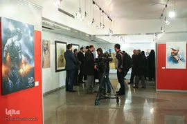 آئین افتتاحیه نمایشگاه«آیینه‌های بی‌زنگار»
