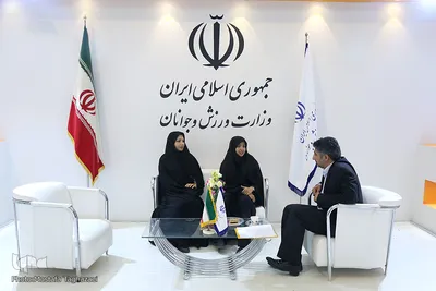 میهمانان غرفه خبرگزاری ایکنا در سیزدهمین روز نمایشگاه قران کریم