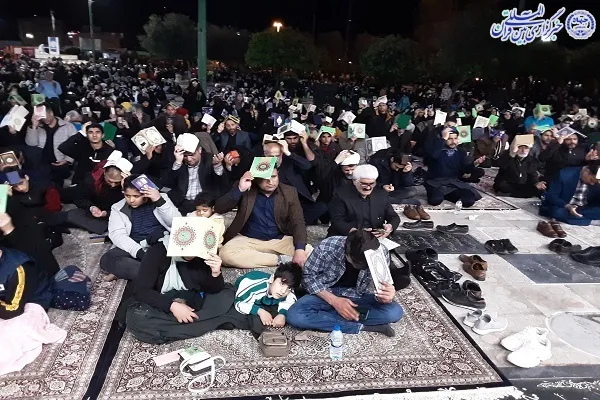 آیین لیالی شب قدر در آستان مقدس امام زاده ابراهیم بابلسر