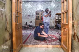نماز عیدسعید فطر درجوار حرم حضرت امامزاده حسن(ع)