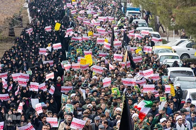 راهپیمایی مردم اصفهان در پی شهادت سپهبد حاج قاسم سلیمانی