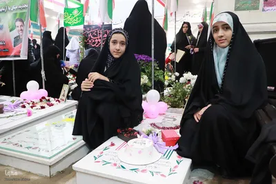 آیین بزرگداشت روز دختر در گلزار شهدا وادی رحمت