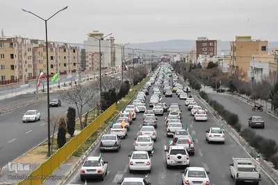راهپیمایی خودرویی 22 بهمن 1400 - سمنان