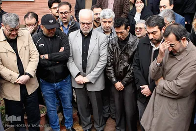 مراسم تشییع پیکر مرحوم «علیرضا تلیانی» خبرنگار ایسنا
