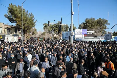 مراسم تشییع شش شهید گمنام در بیرجند