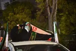 اجتماع دانشگاهیان دانشگاه تبریز در حمایت از آرمان‌های انقلاب