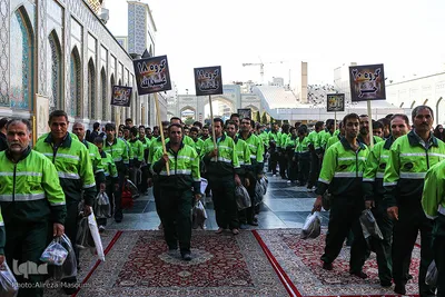 آیین بدرقه خادمان و زائران اربعین حسینی