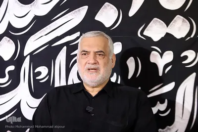 سید احمد معصومی بازیگر نقش امام حسین(ع) در تعزیه بزرگ شوش