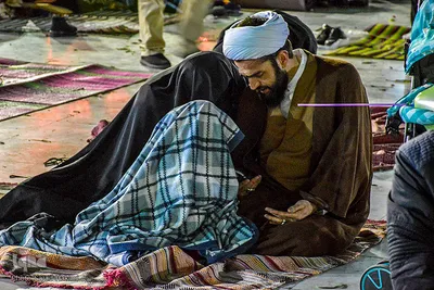 مراسم احیاء شب نیمه شعبان در مسجد مقدس جمکران‎