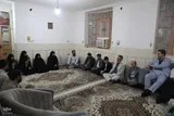 دیدار با خانواده شهیدان شرفی و کاظمی