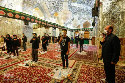 هیئت دانش آموزی‎ در حرم مطهر سید میر محمد (ع)