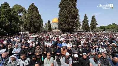 Teilnahme am ersten Freitagsgebet des Ramadan