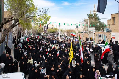 مراسم راهپیمایی محکومیت جنایات آمریکا و رژیم صهیونیستی در اصفهان
