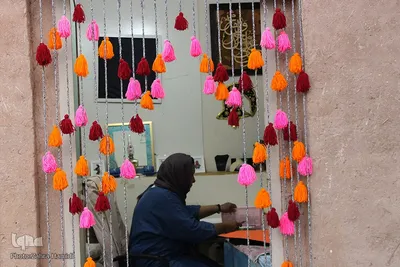 نمایشگاه صنایع دستی در باغ اکبریه بیرجند