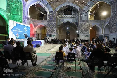 محفل انس با قرآن در مسجد تاریخی کبود تبریز