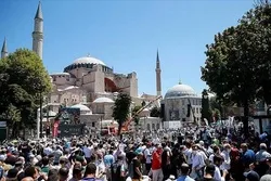 Ayasofiya məscidində 86 ildən sonra ilk Cümə namazı