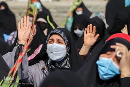 مراسم خاکسپاری و تشیع پیکر شهید «حسین فغانی»