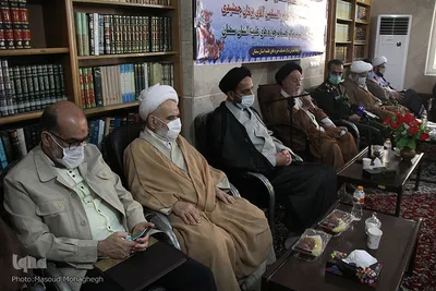آیین تودیع و معارفه مدیر مرکز خدمات حوزه های علمیه استان سمنان