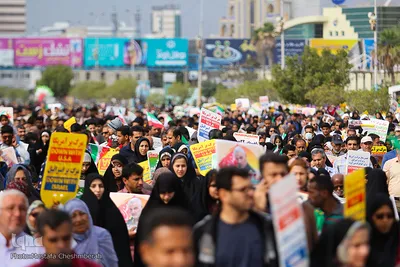 راهپیمایی یوم الله ۲۲ بهمن در بندرعباس