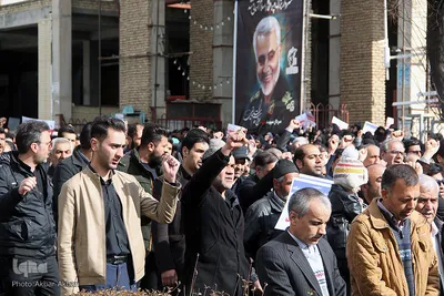 راهپیمایی محکومیت ترور شهید سردار «قاسم سلیمانی» در شهرکرد