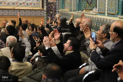 مراسم استقبال از ماه رمضان در اهر