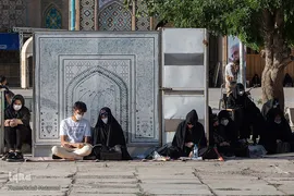 مراسم دعای عرفه در مسجدالنبی (ص) قزوین