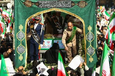 تشییع پیکر فرماندهان شهید
