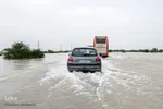 مسدود شدن جاده اهواز ـ شوش با بالا آمدن سطح آب 