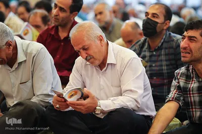 مراسم دعای عرفه در حرم مطهر شاهچراغ (ع)