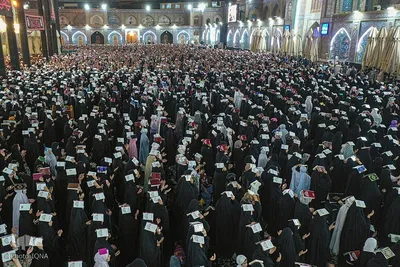 مراسم احیای شب بیست و سوم ماه مبارک رمضان با قرائت دعای جوشن کبیر در آستان مقدس کاظمیه (ع)