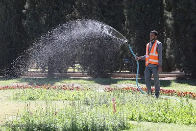 گردشگران نوروزی در آرامگاه سعدی‎‎