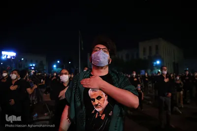 مراسم عزاداری شب چهارم محرم در هیئت میثاق با شهدا در دانشگاه افسری امام علی(ع) تهران