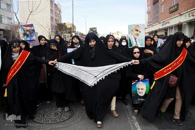 تشییع شهید مدافع حرم "سید قدرت موسوی" در سمنان