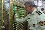 مراسم غبارروبی و عطرافشانی حرم مطهر علی بن حمزه(ع)‎‎