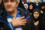 آیین وداع با پیکرهای مطهر چهار شهید گمنام دوران دفاع مقدس در حرم مطهر شاهچراغ(ع)‎