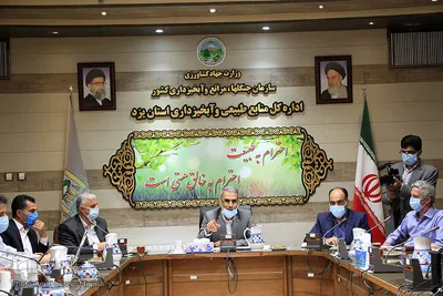 نشست خبری محمد رضا آخوندی مدیرکل منابع طبیعی استان یزد