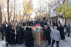 مراسم وداع با پیکر پاک شهدای ۸ سال دفاع مقدس در اصفهان‎‎