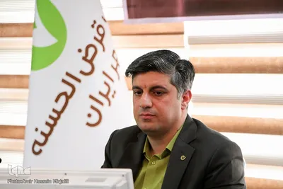 نشست خبری حسینی مدیر بانک قرض الحسنه مهر ایران استان یزد‎‎