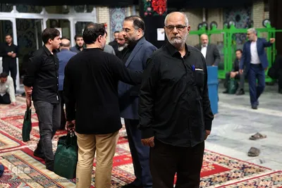 مجلس ترحیم آیت الله ناصری در مسجد ارگ تهران