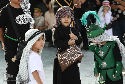 مراسم فدائیان سقا در امامزاده شاه سید علی(ع) قم
