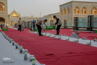 افطار حرم امام علی